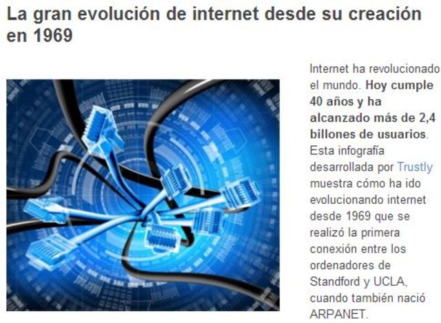 CREACION DEL INTERNET