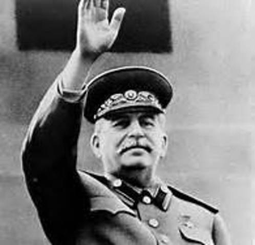 Josef Stalin sole dictator of the Soviet Union (USSR)