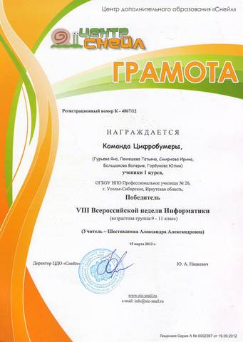 Неделя информатики