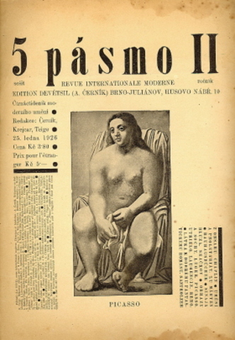 Devětsil začíná vydávat revue Pásmo