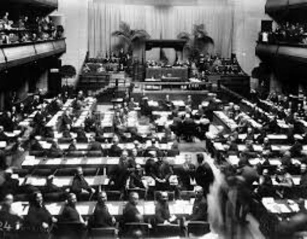The final League of Nations Disarmament Conference is Held