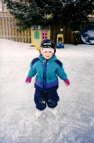 First time skating by myself