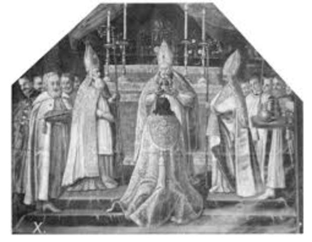 The coronation of King John