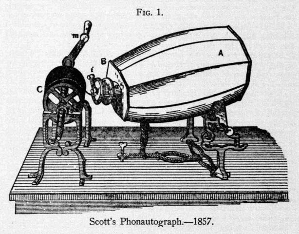 Phonautograph Patented