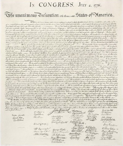 Adoption Of The Declaration Of Independence