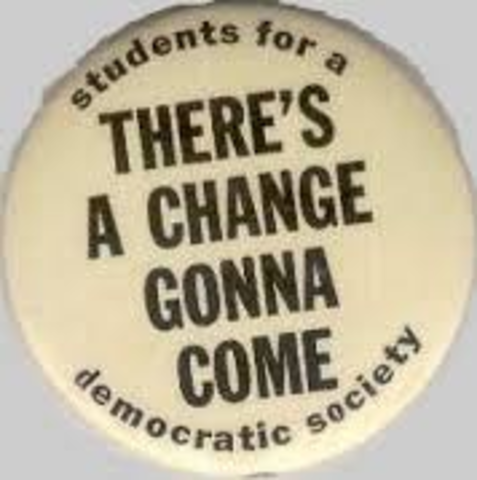 SDS and SNCC protest