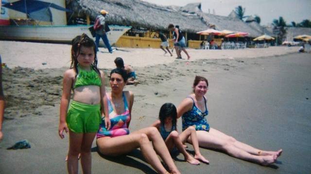 mi primera vez en la playa