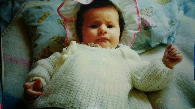 A meses ya de haber nacido