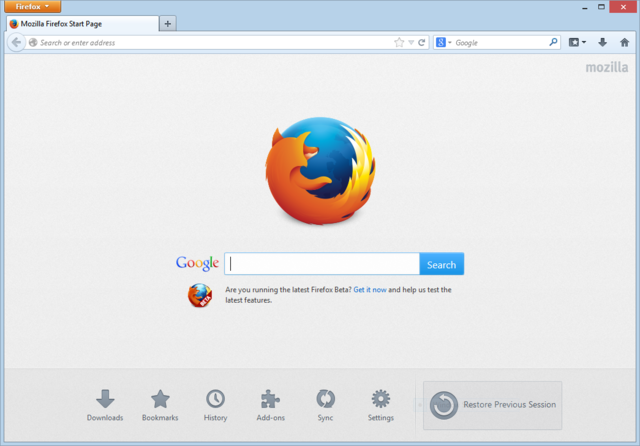 Firefox browser