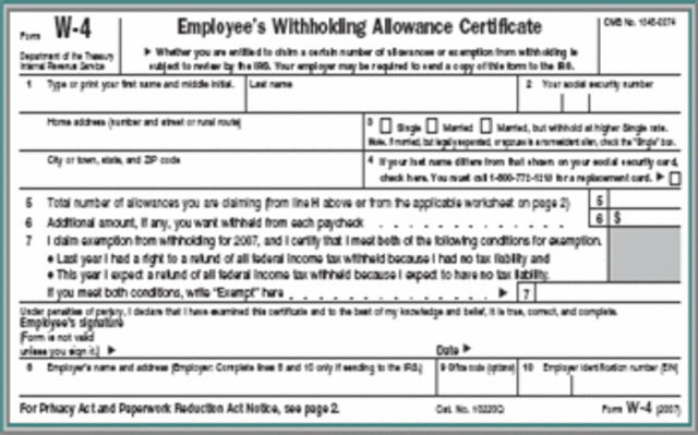 Start work. Must fill out a W-4 to help your employer know how much to withhold for your Income Tax estimate.