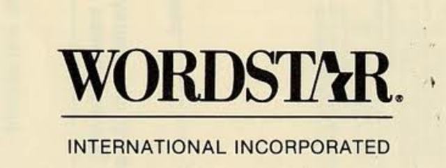 The Wordstar became the first commercially successful word processing software