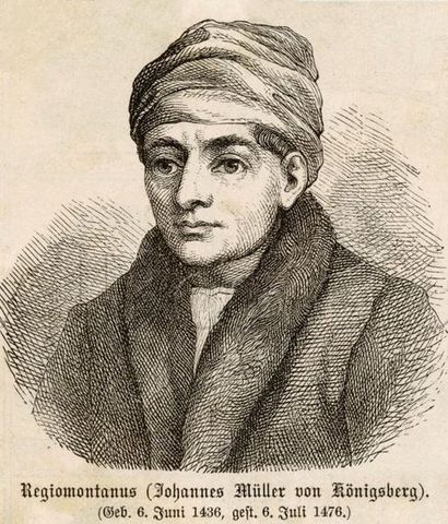 Johannes Regiomontanus (1436 - 1476)