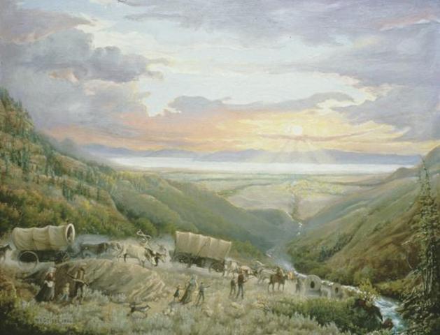 Brigham Young's arrival in Salt Lake