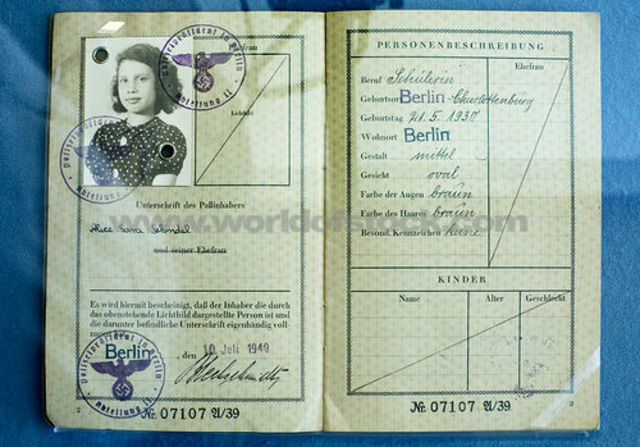 German Jews are prohibited from obtaining passports and leaving the country