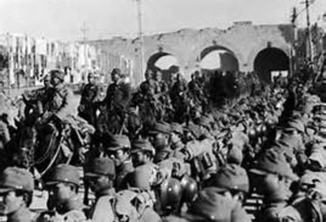 Japan’s army pillages Nanjing, China; massacre a quarter of a million people.