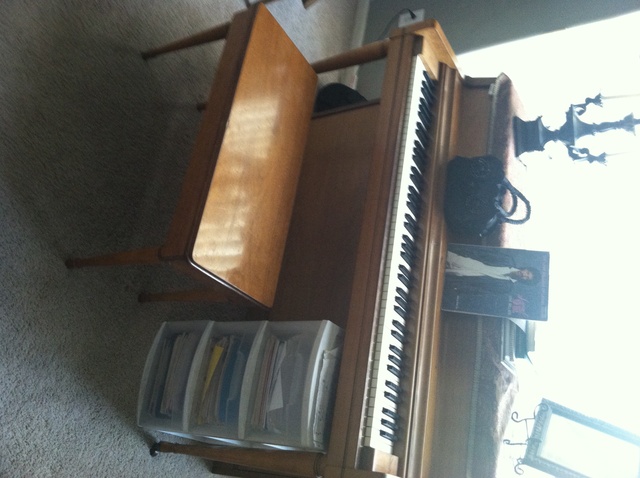 I started playing the piano