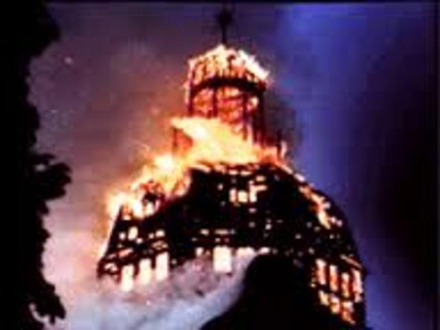 Kristallnacht or “The Night of Broken Glass” brings the burning of synagogues, vandalism of Jewish businesses, and the killing of Jews.