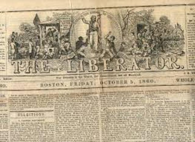Abolishment of slavery newspaper was created