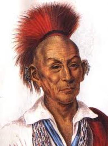 Chief Black Hawk Leads his People