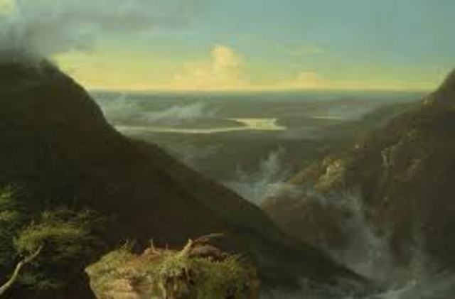 Thomas Cole began painting landscapes