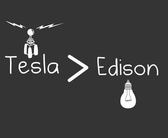 Tesla Begins Working for Edison