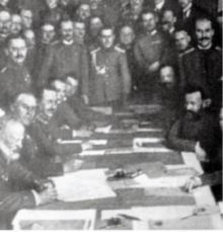 Russia withdraws from war