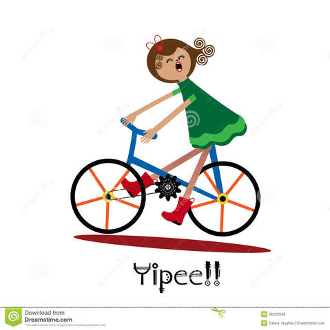 aprendidé a andar en bicicleta