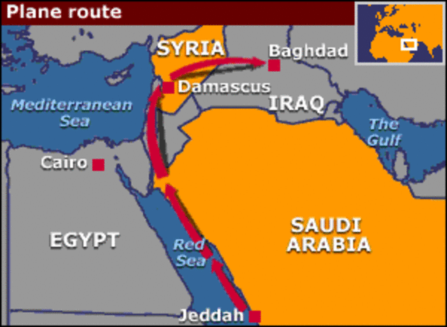 Saudi Arabian Airlines: 105 people