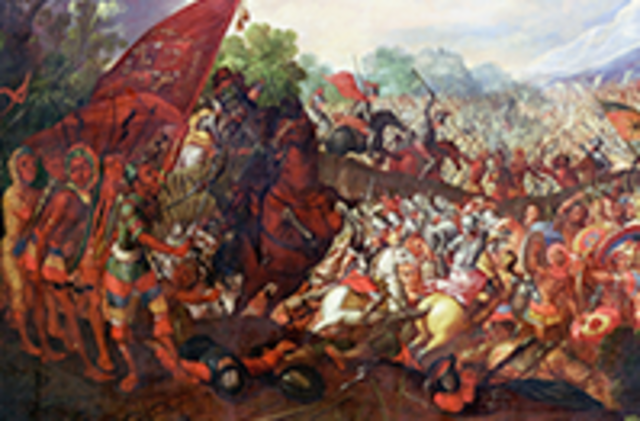 Cortés asedia Tenochtitlan