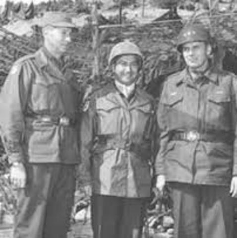 clark in the army after climing the mountain