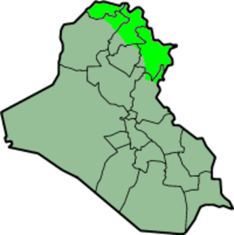 KDP & PUK Begin fighting for the 15,000sqmi