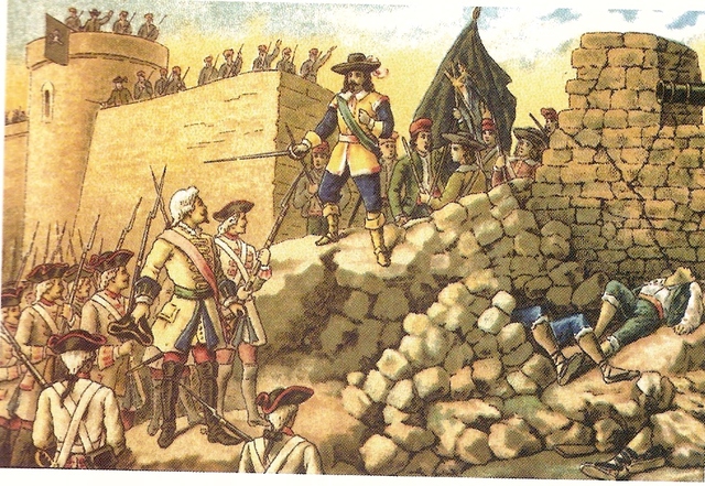 obertura de bretges a la muralla de Barcelona