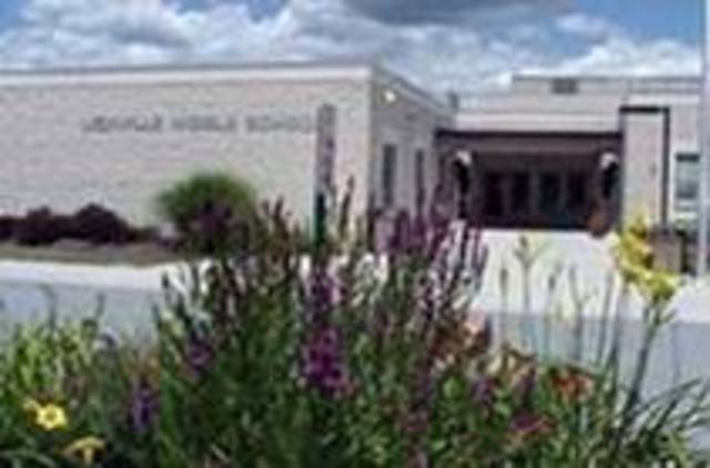 Mi primer día de escuela media.