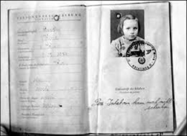 German Jews are prohibited from obtaining passports and leaving the country.