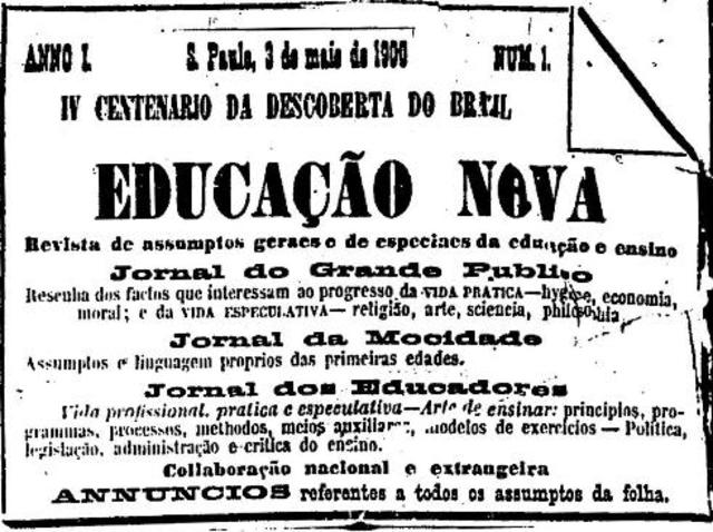 Influência da educação nova