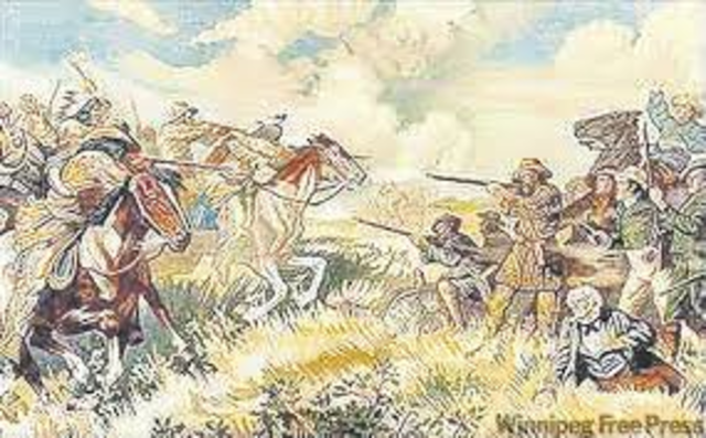 La colonie de la Riviere Rouge (Guerre de Sept-Chenes)