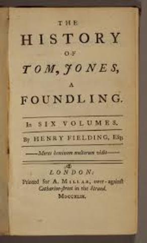 Tom Fielding writes the novel Tom Jones