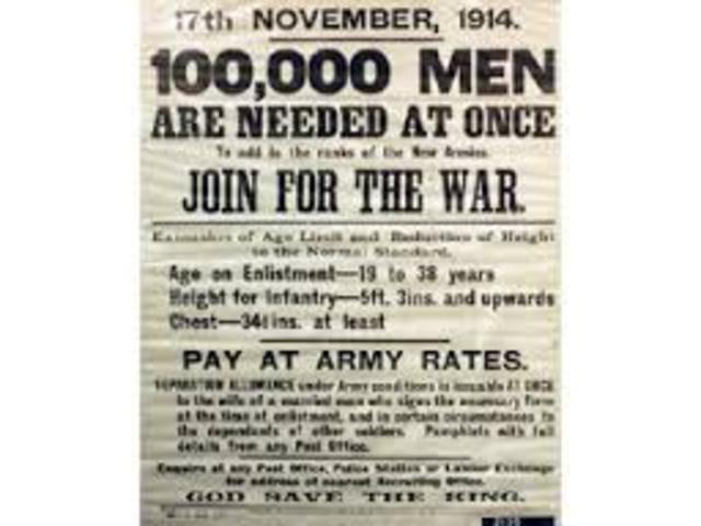 Conscription became a reality