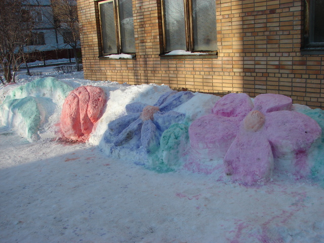 оформление зимних участков