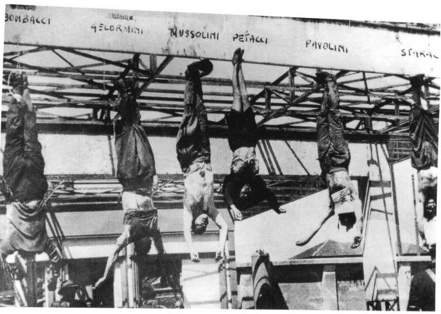Muere Mussolini