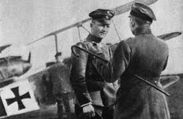 The Red Baron is Shot Down