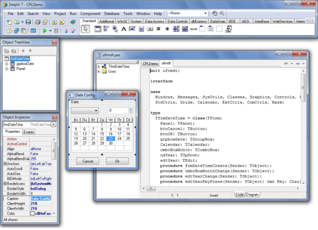 Был создан язык Delphi