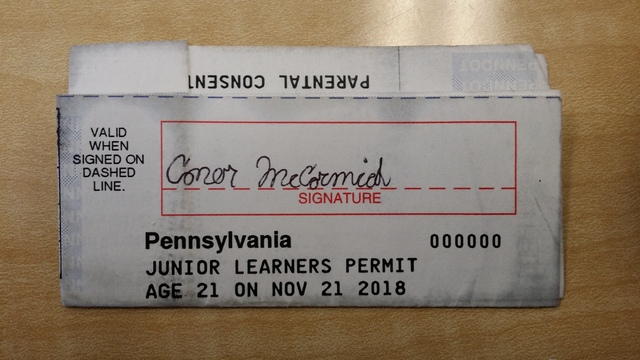 Obtained Driver's Permit