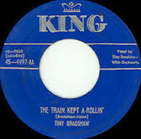 Tiny Bradshaw records "Train Kept a Rollin"