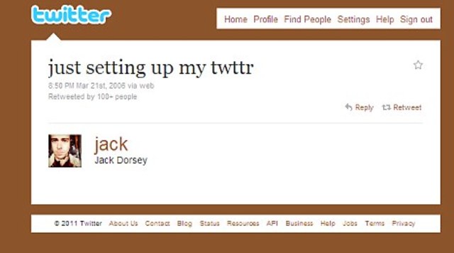 When was the first Tweet sent?