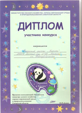 Диплом участника