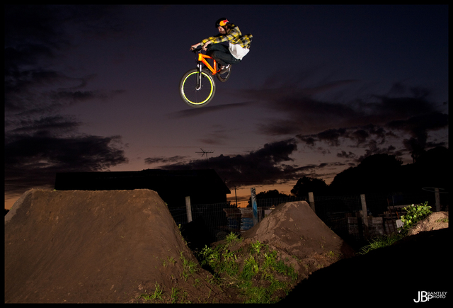 brandon discovered the world of freestyle mountain biking