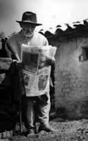 La Accion popular lanza las primeras cartillas de estudio.