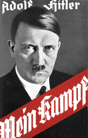 Hitler writes Mein Kampf.