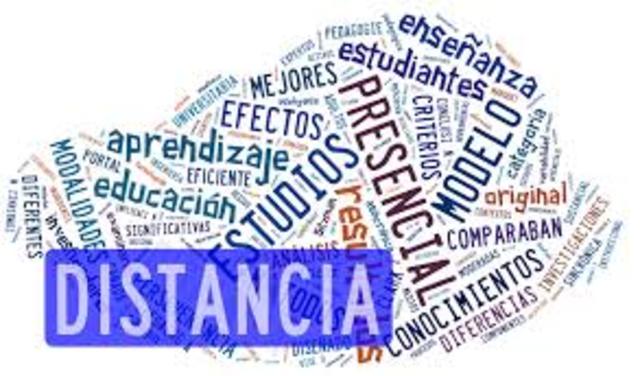 Linea de tiempo de como ha surgido la educacion a distancia